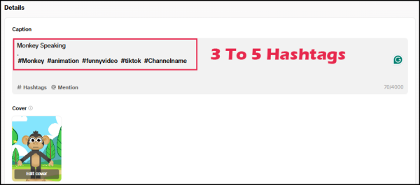 Adding Hashtags